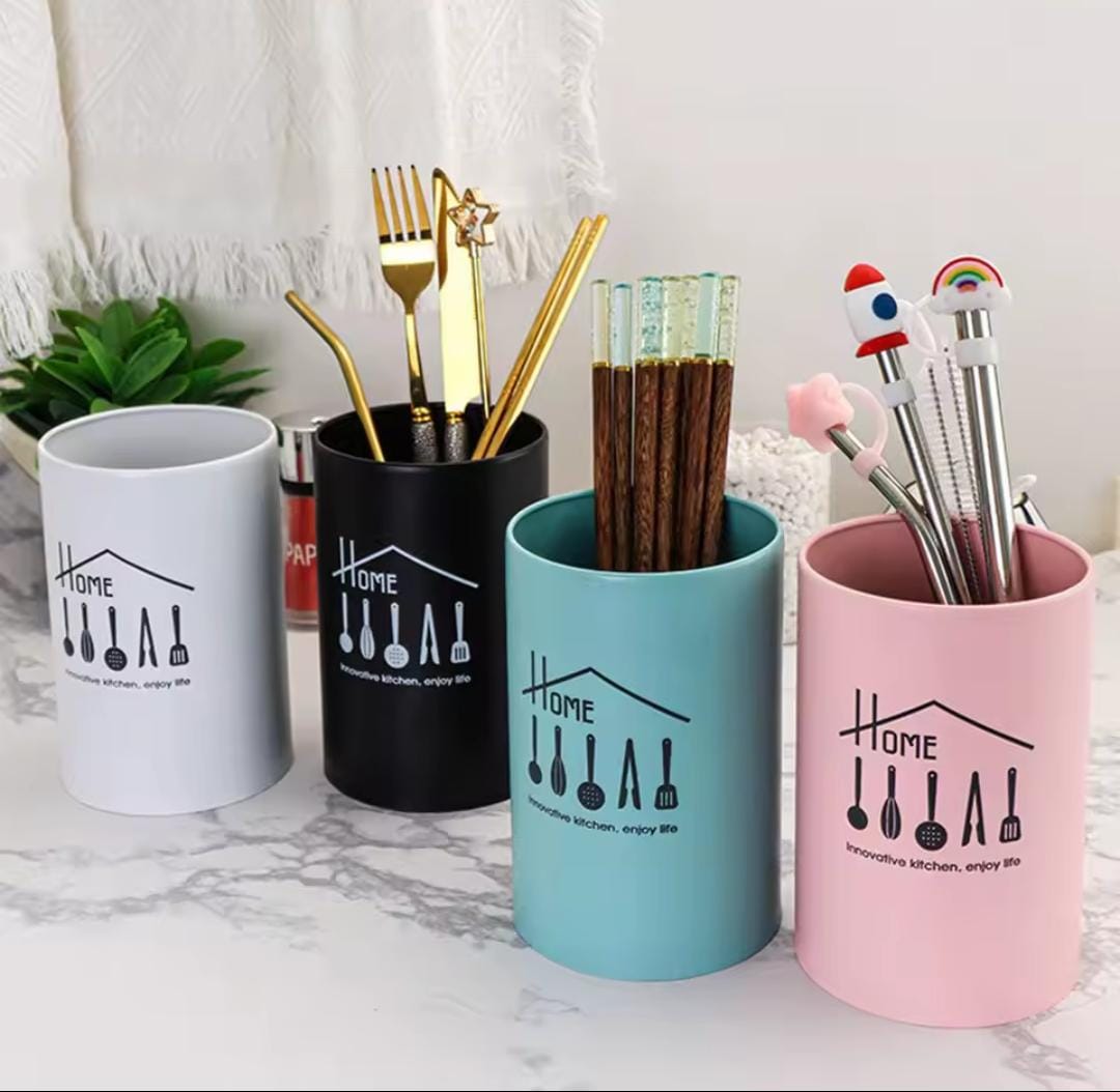 Stainless steel cutlery holder