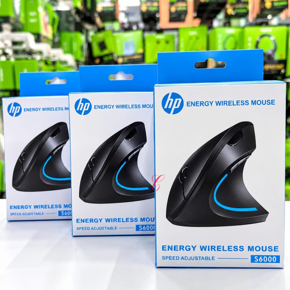 HP S6000 Ergonomic Vertical Wireless Mouse