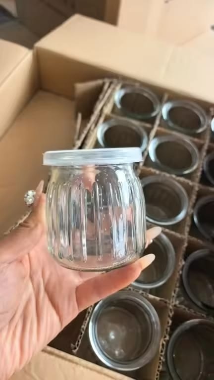 4Pcs 200Ml Overnight Oats Jar Prep Bottles