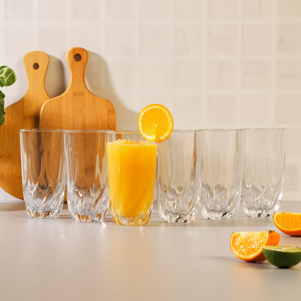 6Pc 300ml drinking glasses