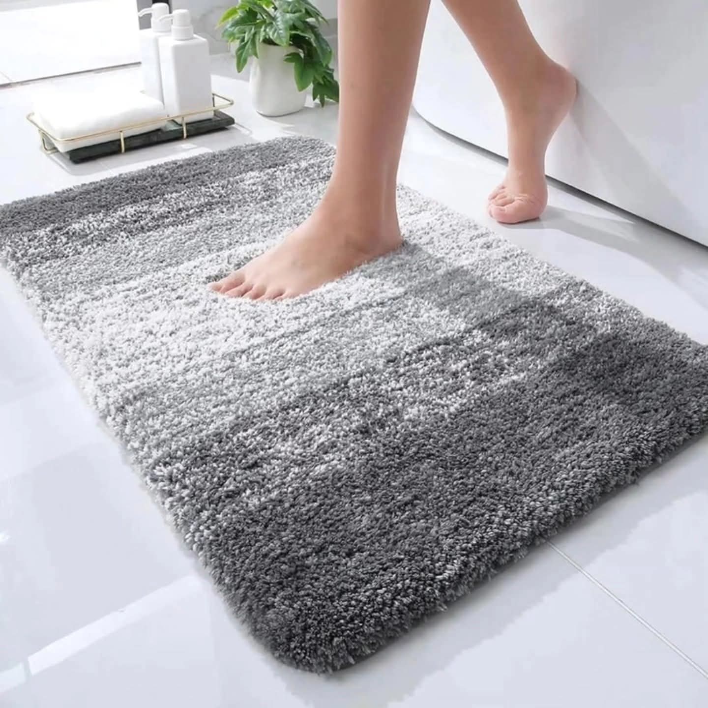 Plush Antislip Bathroom Mat