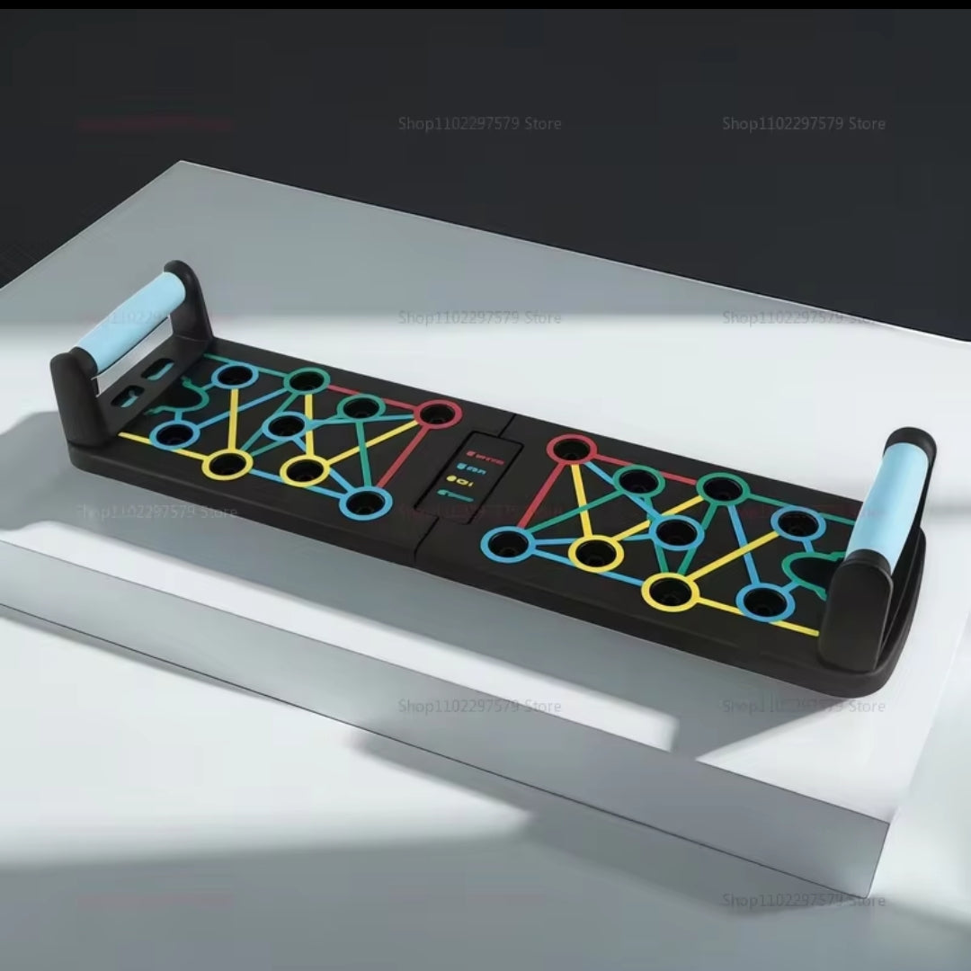 Black foldable push-up board