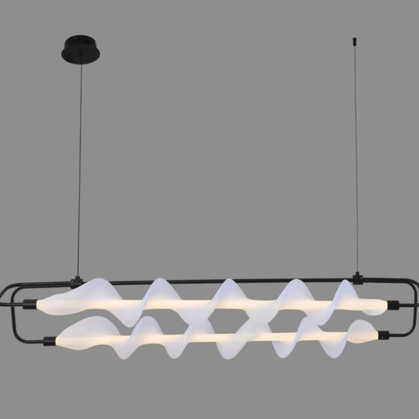 Linear Spiral LED Pendant Chandelier Light