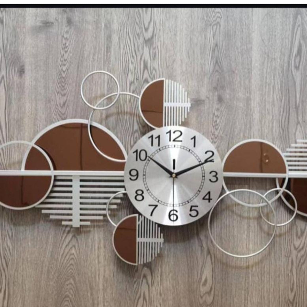 Metallic Wall Clock