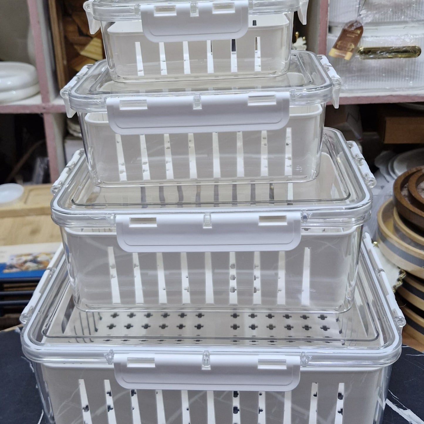 4pcs Food Storage Containers Set
