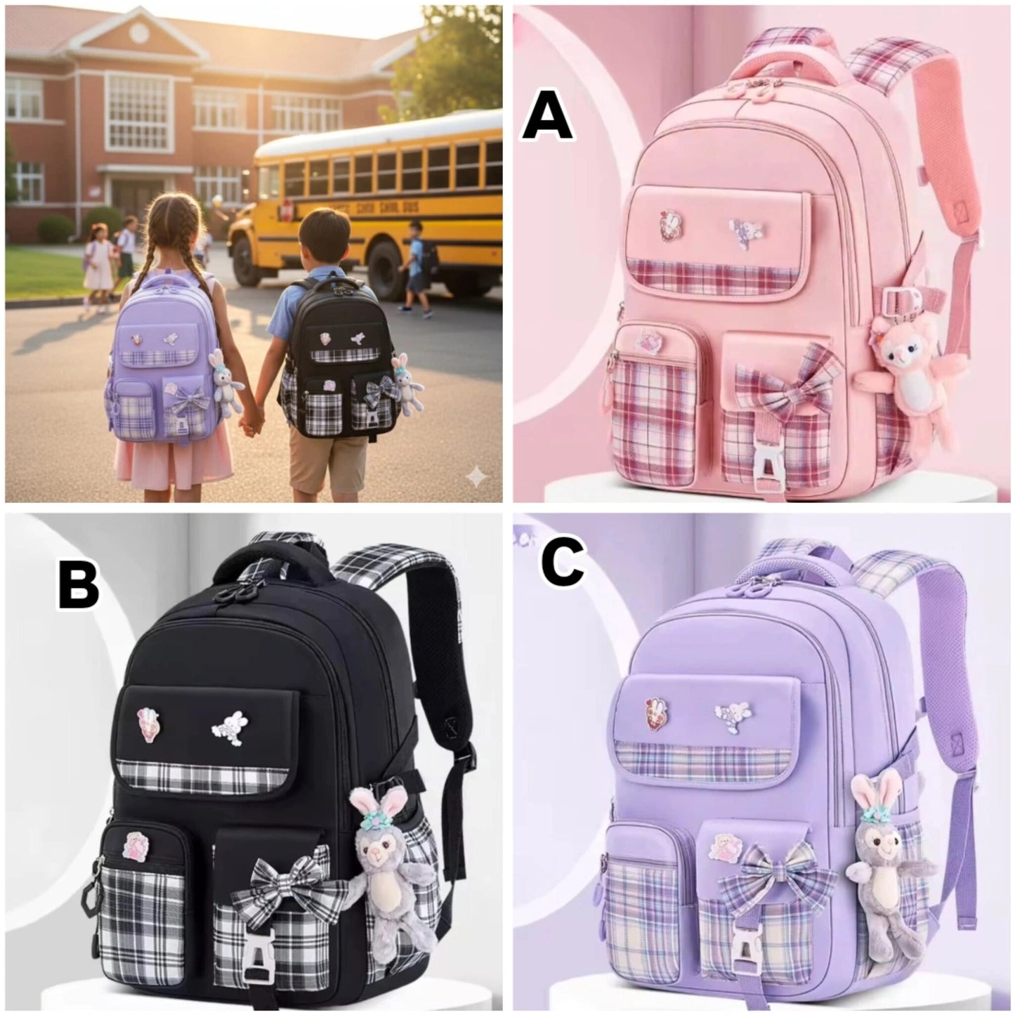 Children school backpacks