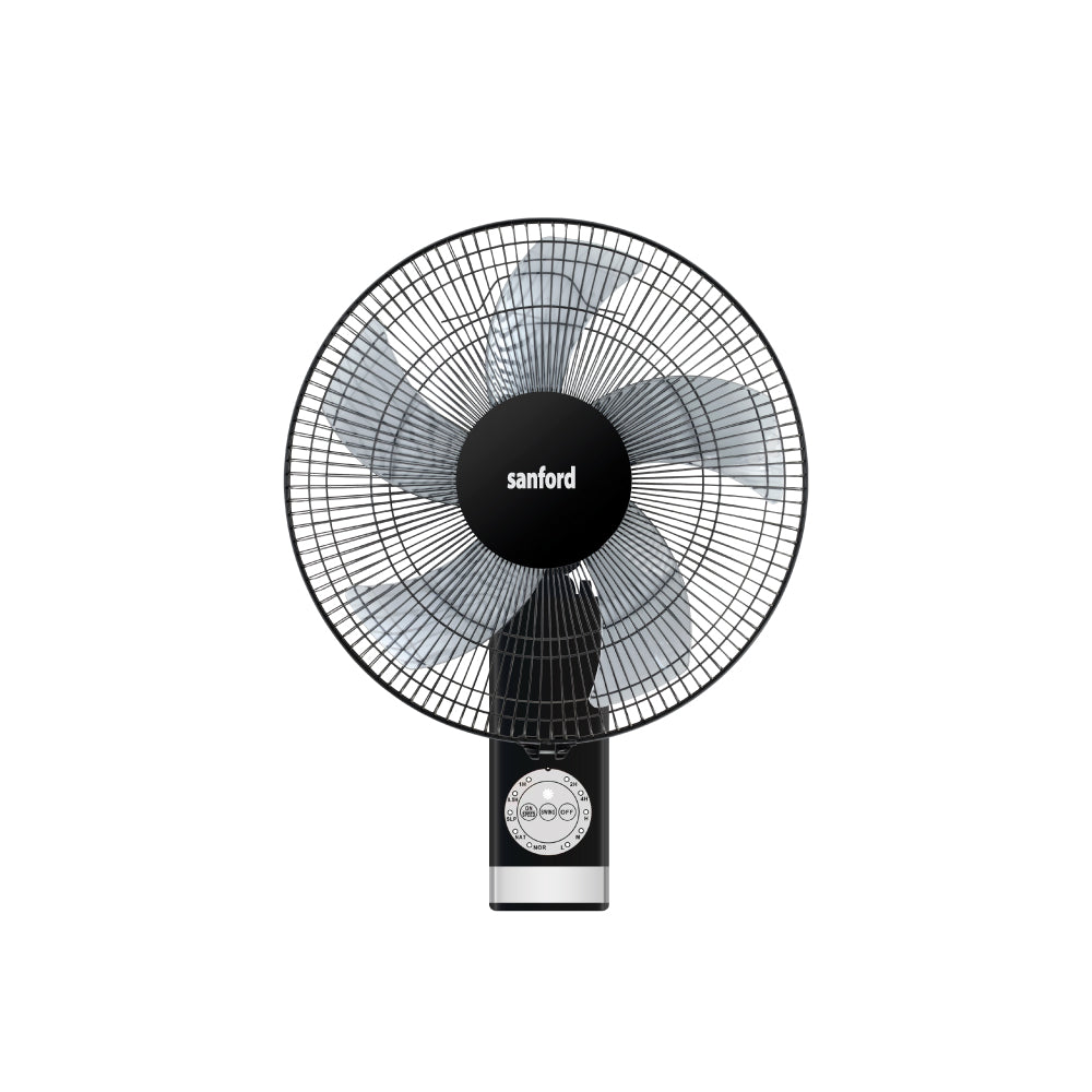 Sanford Wall Mount Fan 16 Inch With Oscillation and Tilt and Remote Control SF931WFN