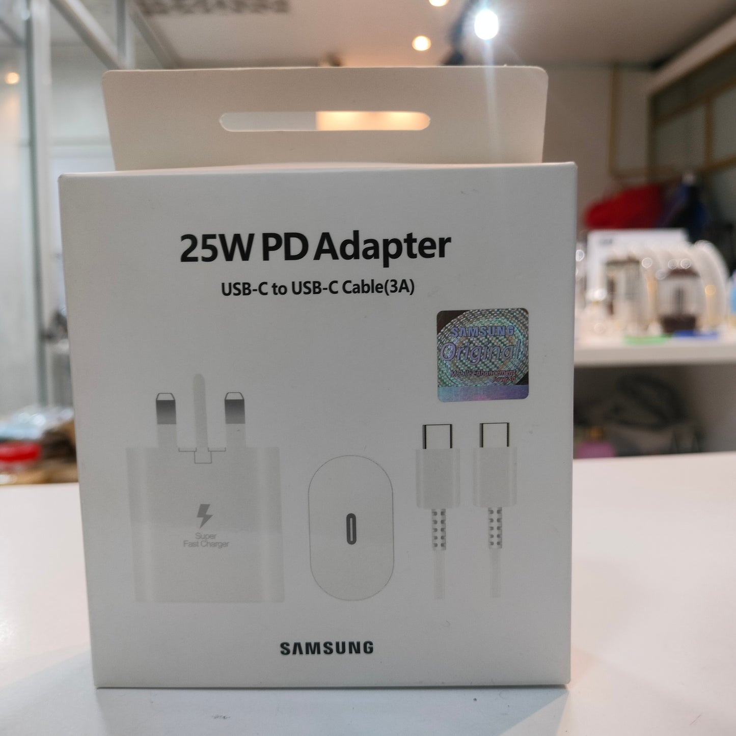 Samsung 25 watts charger C to C Gha