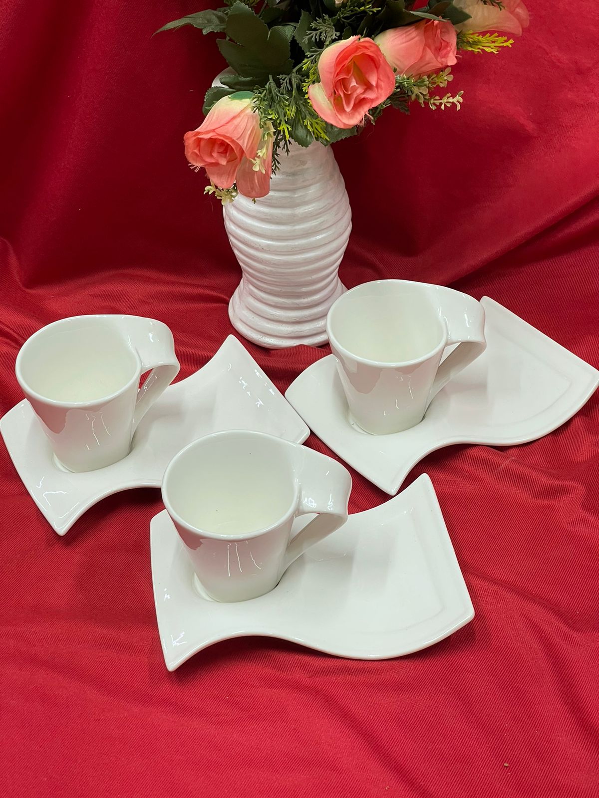 12Pcs cup saucer set