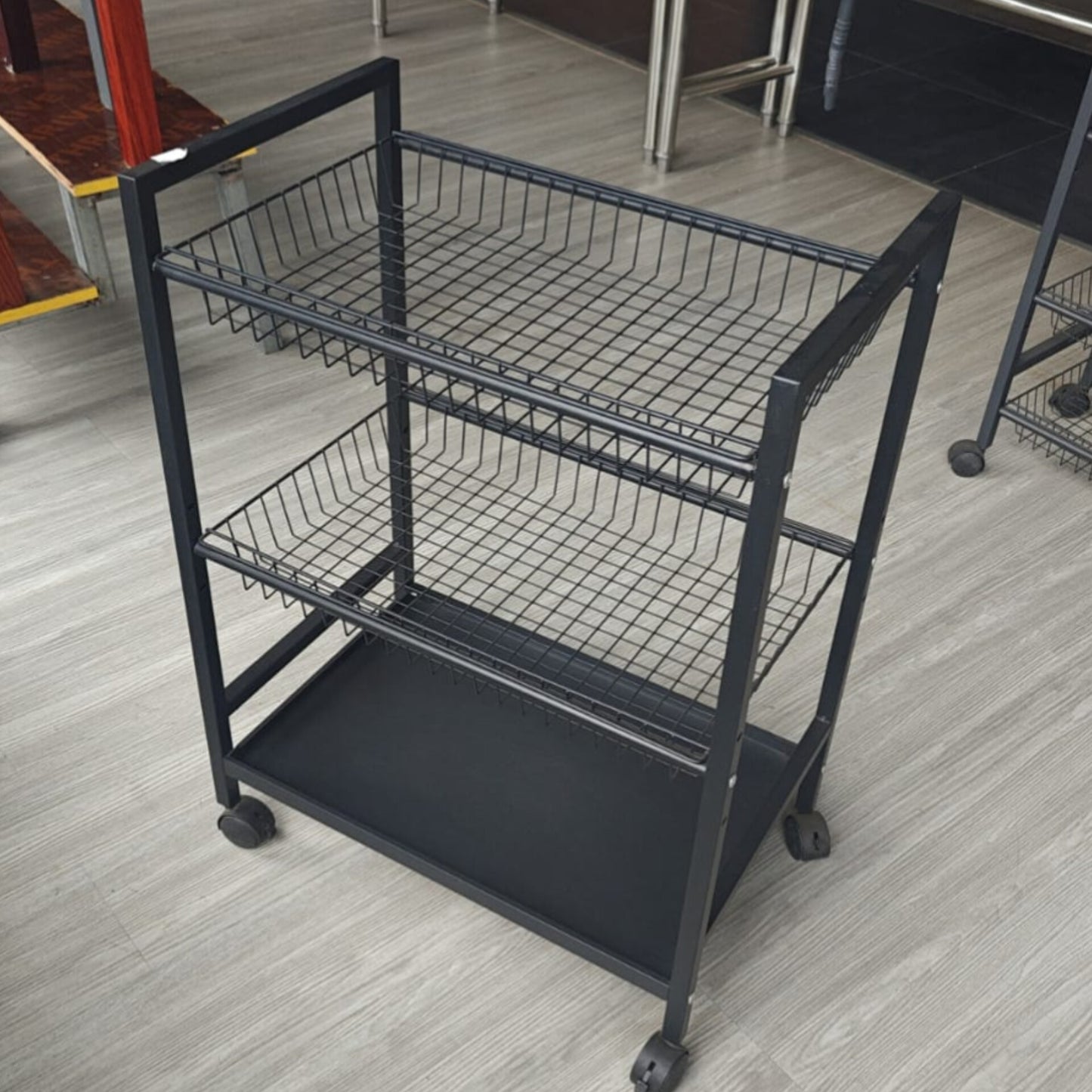 3Tier Heavy Rolling Storage Cart
