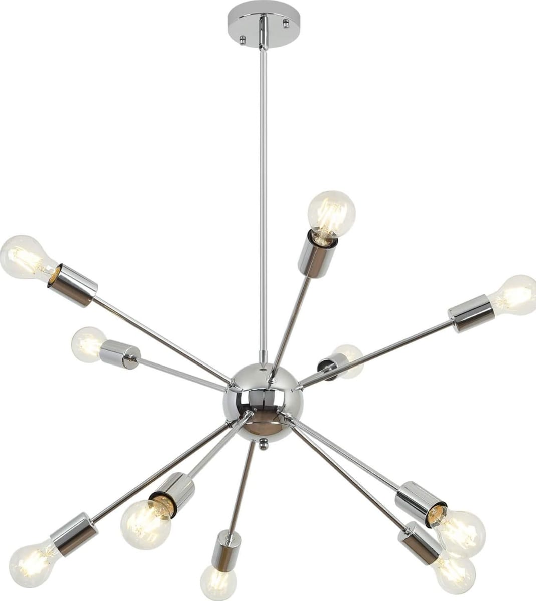 Sputnik chandelier with 10 bulbs