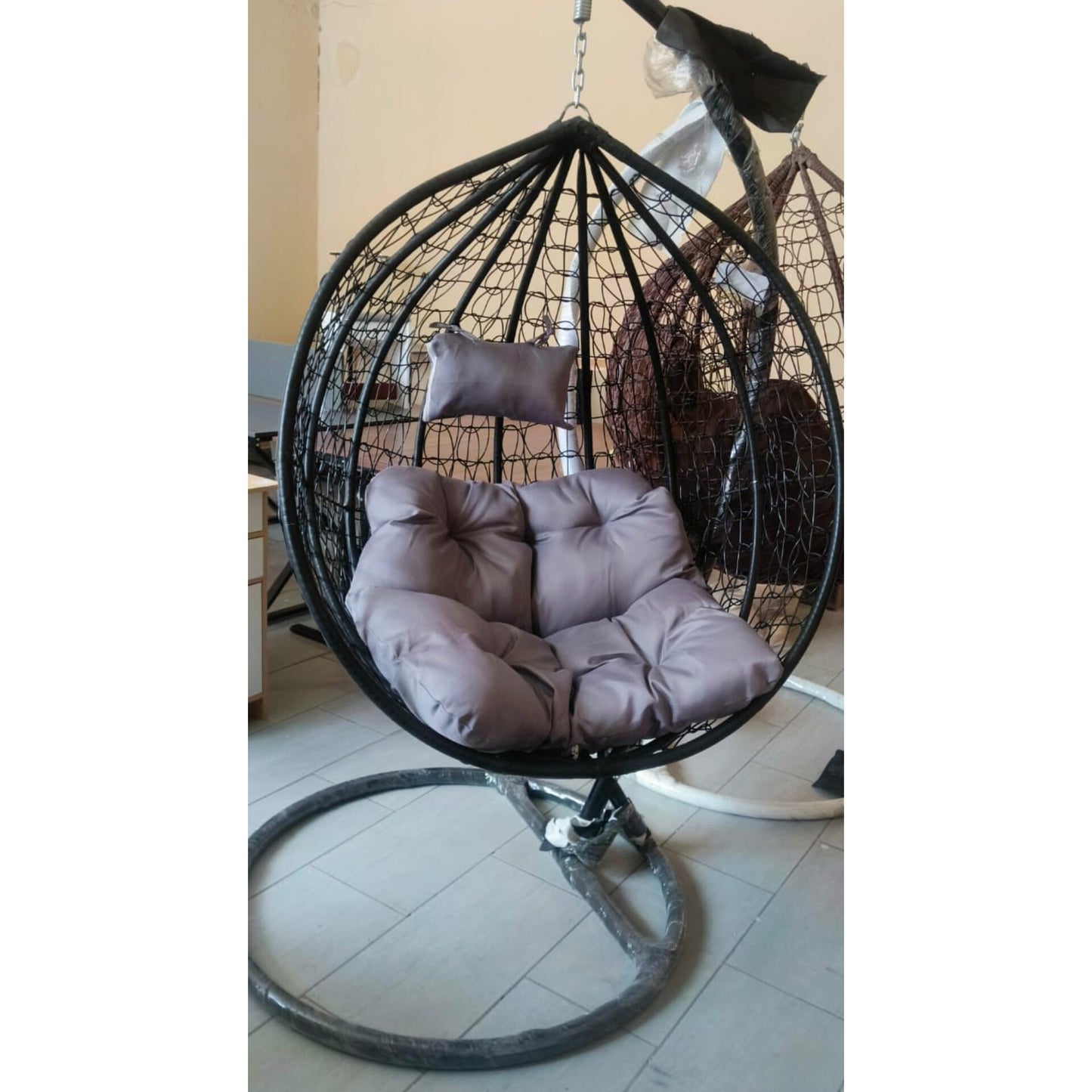 Round Shape Hanging Hammock Swing Chair