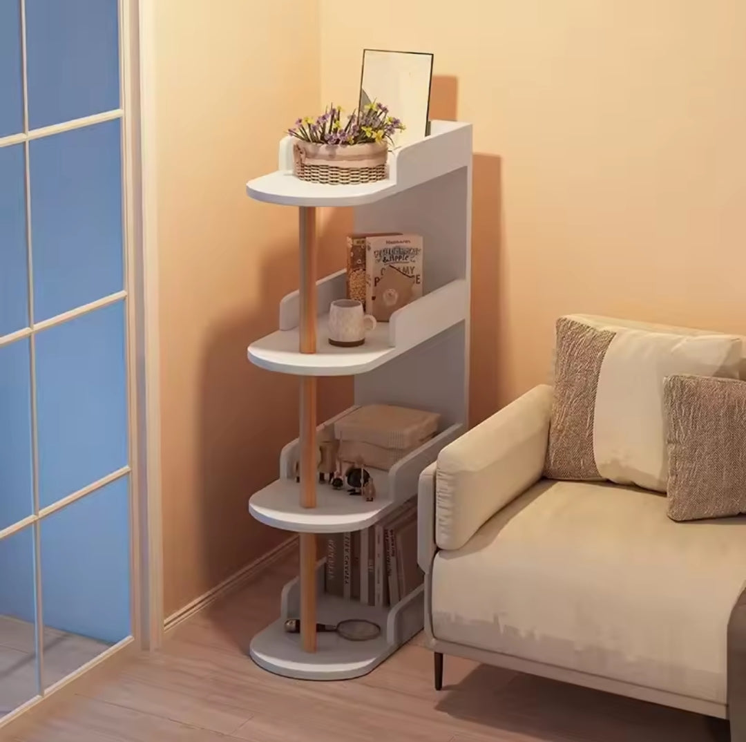 4 Layer Bookshelf Bedside Table
