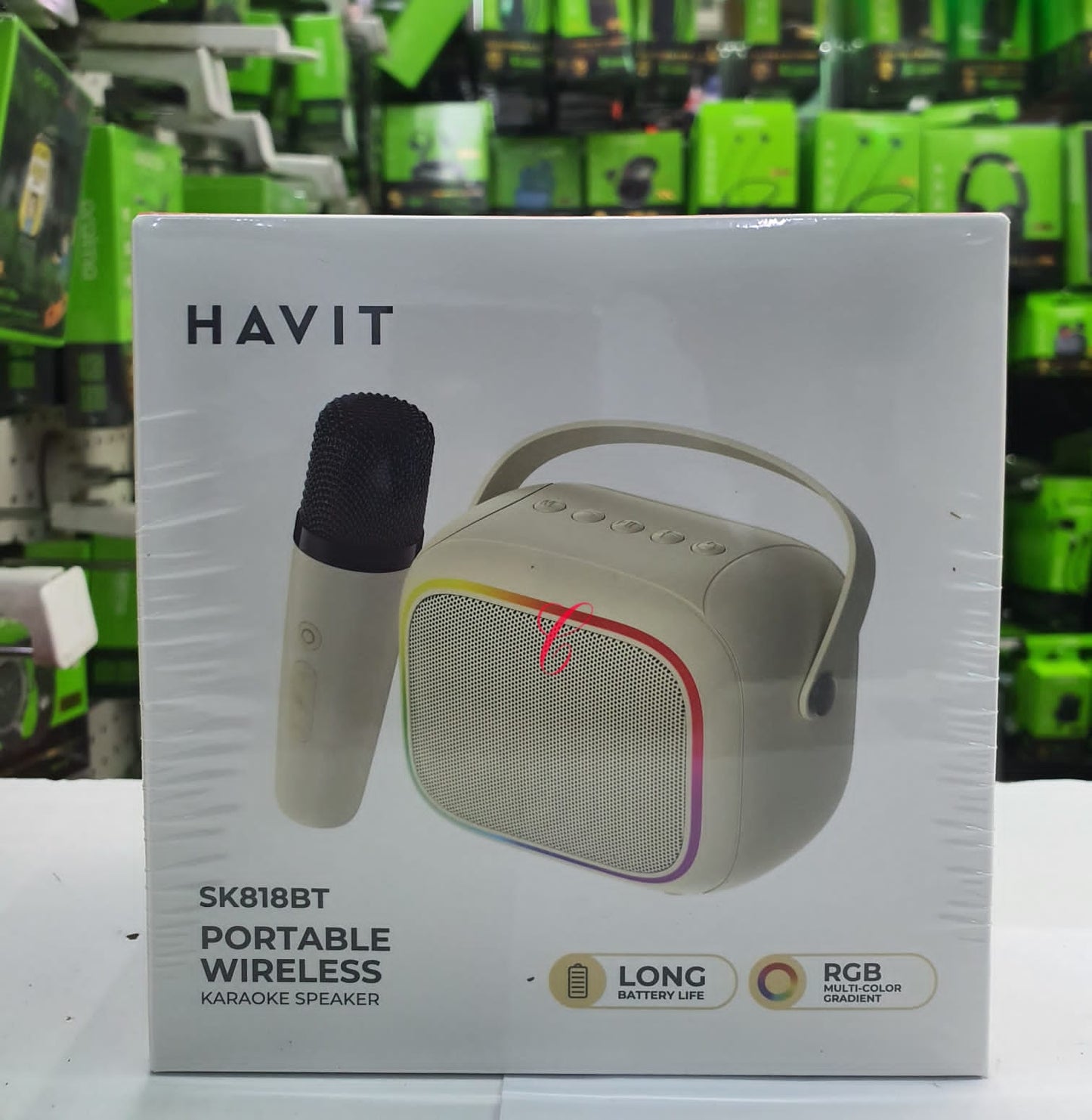 Havit SK818BT Portable Wireless Karaoke Speaker with Microphone