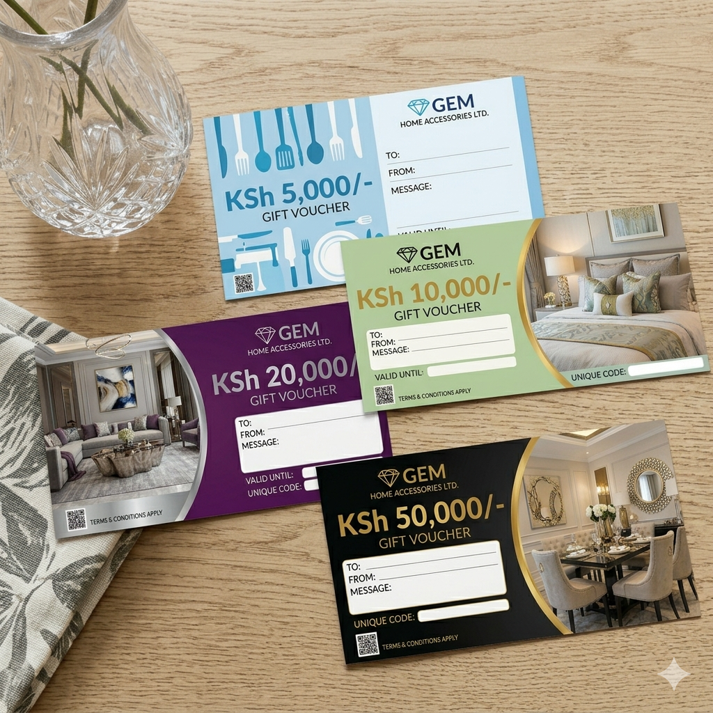 Gem Home Accesories Gift voucher