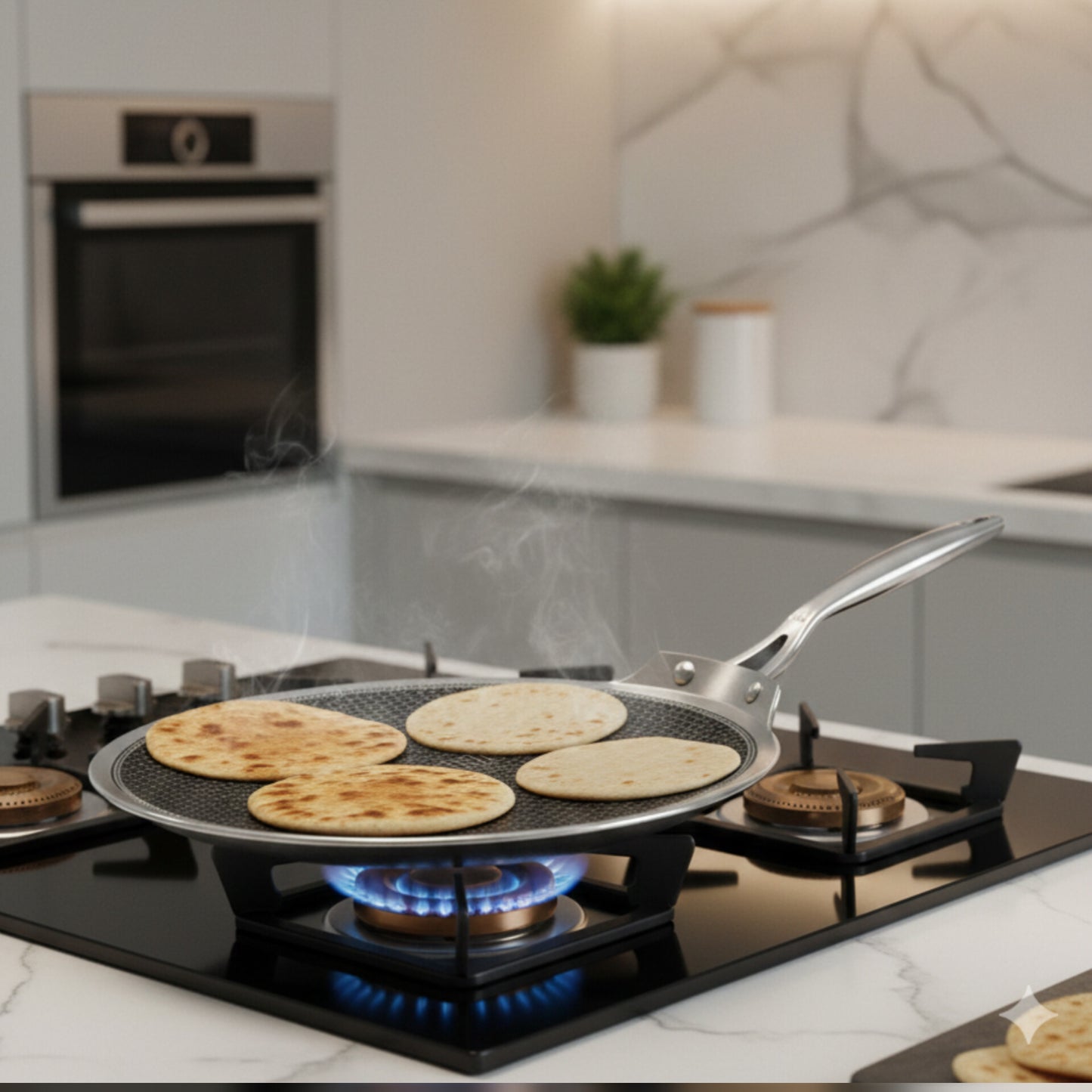30cm Triply hybrid flat tawa pan