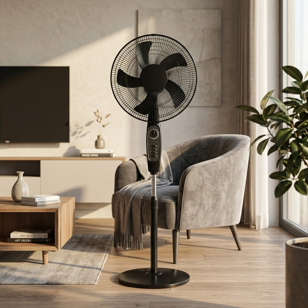 Sanford 18 Inch Stand Pedestal Fan with 60W Motor and 3 Speed Control SF938SFN