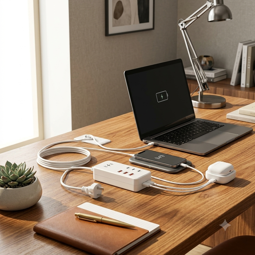 6 in 1 USB Charger PD Type C Fast Charging