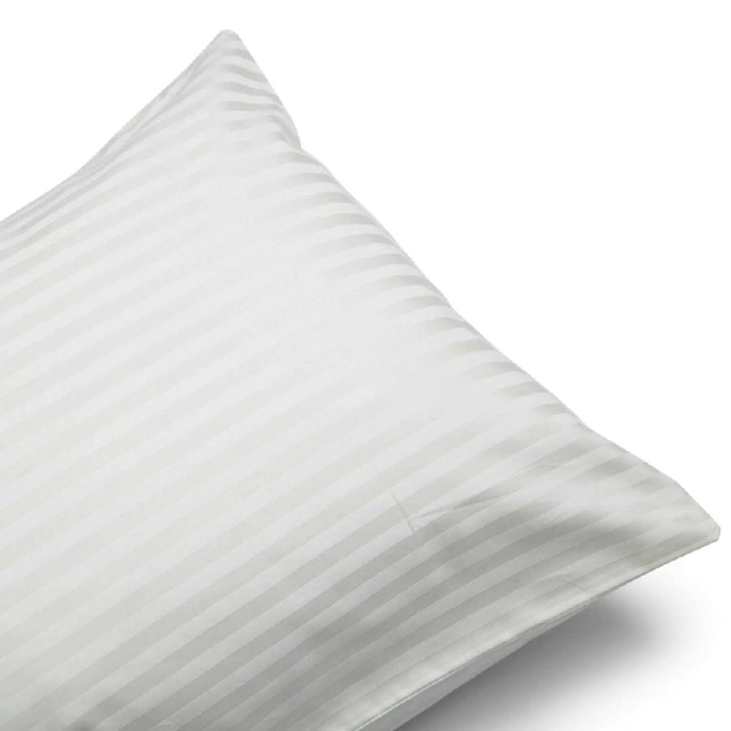 Pair of white pillow cases