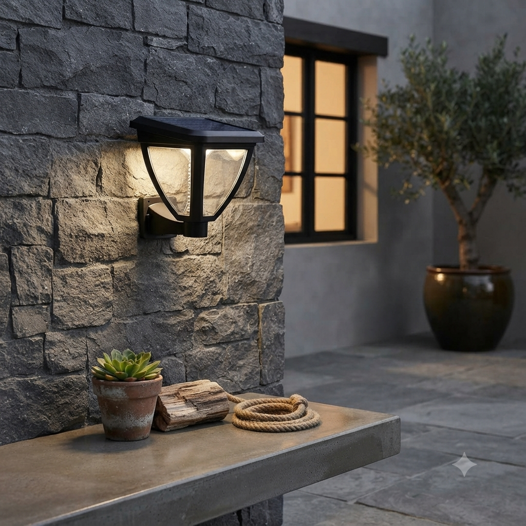 Philips LED Solar Wall Light 200 Lumen Vapora-25093