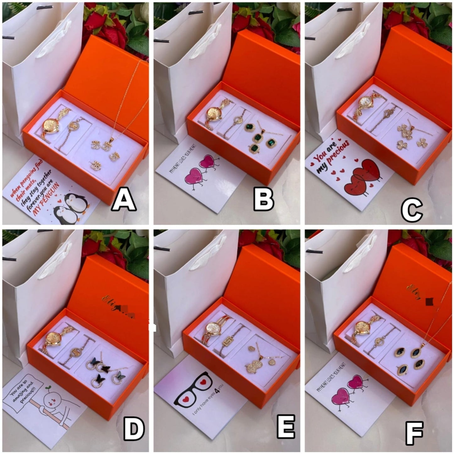 Ladies Jewelry and Watch Gift Set