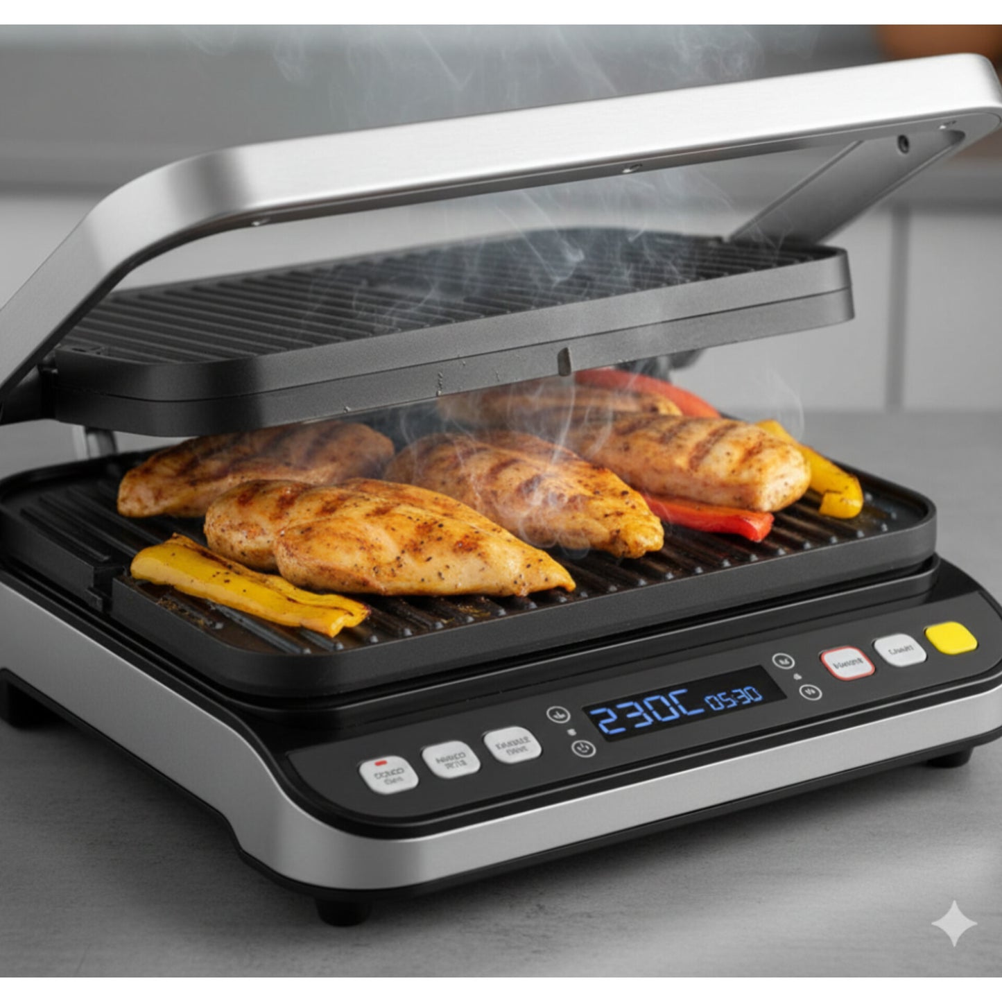 Aeno electric bbq grill panini maker