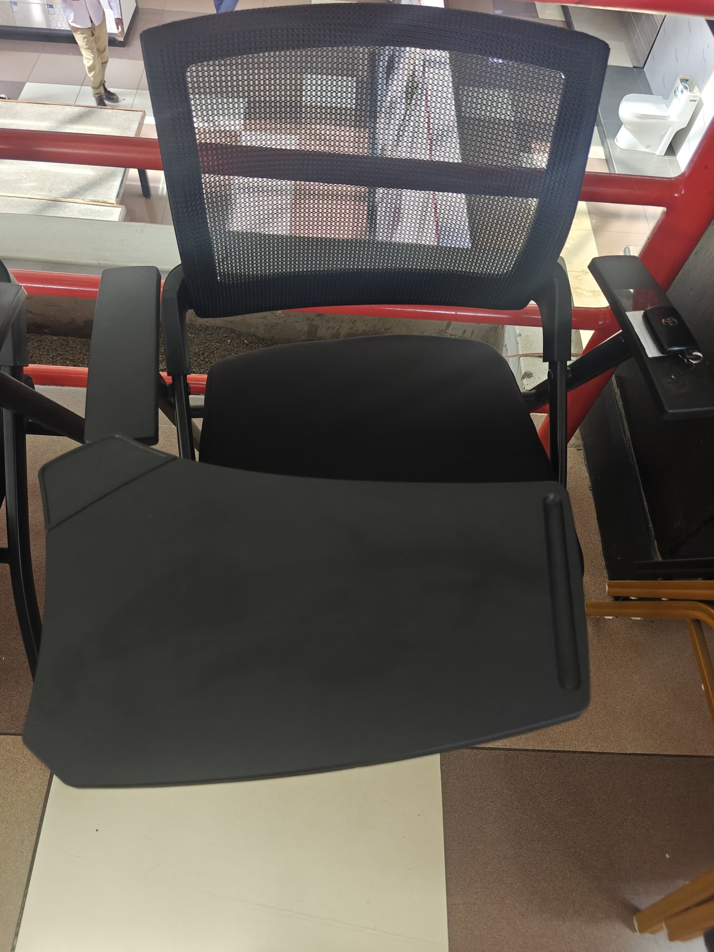 Mesh Training Chair with Writing Tablet