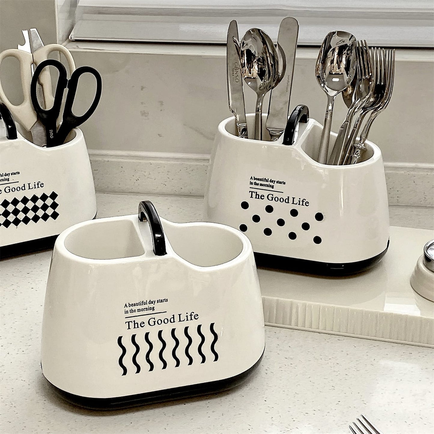 Ceramic Cutlery Holder