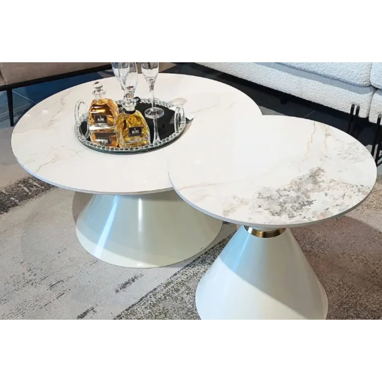 Modern Nesting 2-in-1 Coffee Table Set