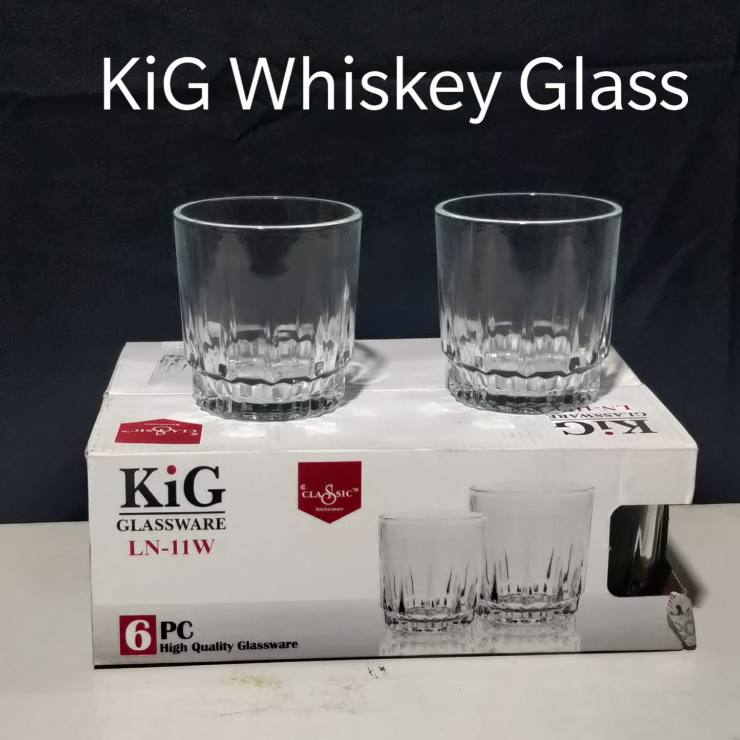 6Pc whiskey glasses