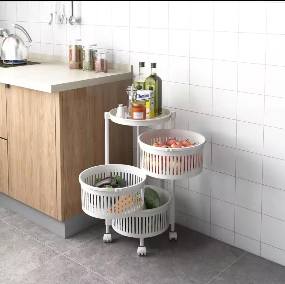 3tier fruit/vegetable corner rack
