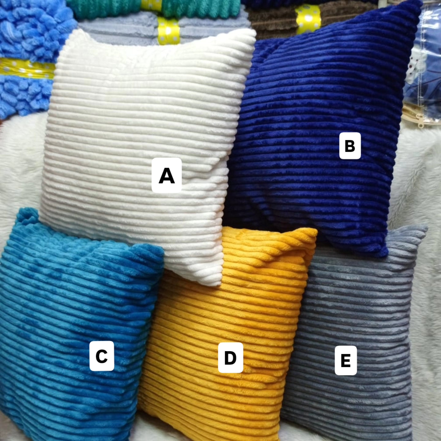 Decorative Throw Pillowcases with Inserts