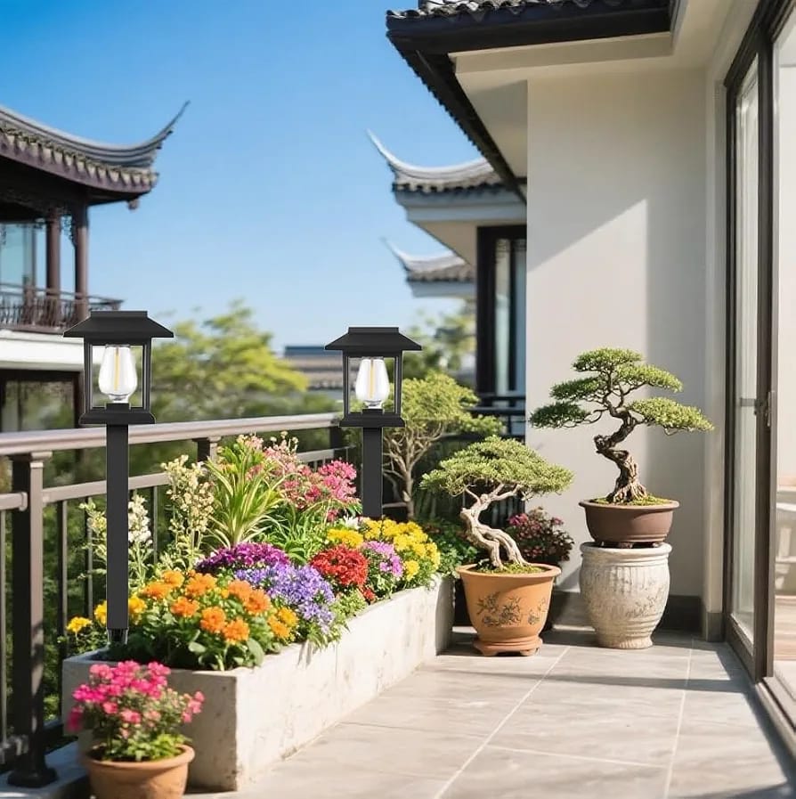 Big Size Solar Powered Garden Stake Light