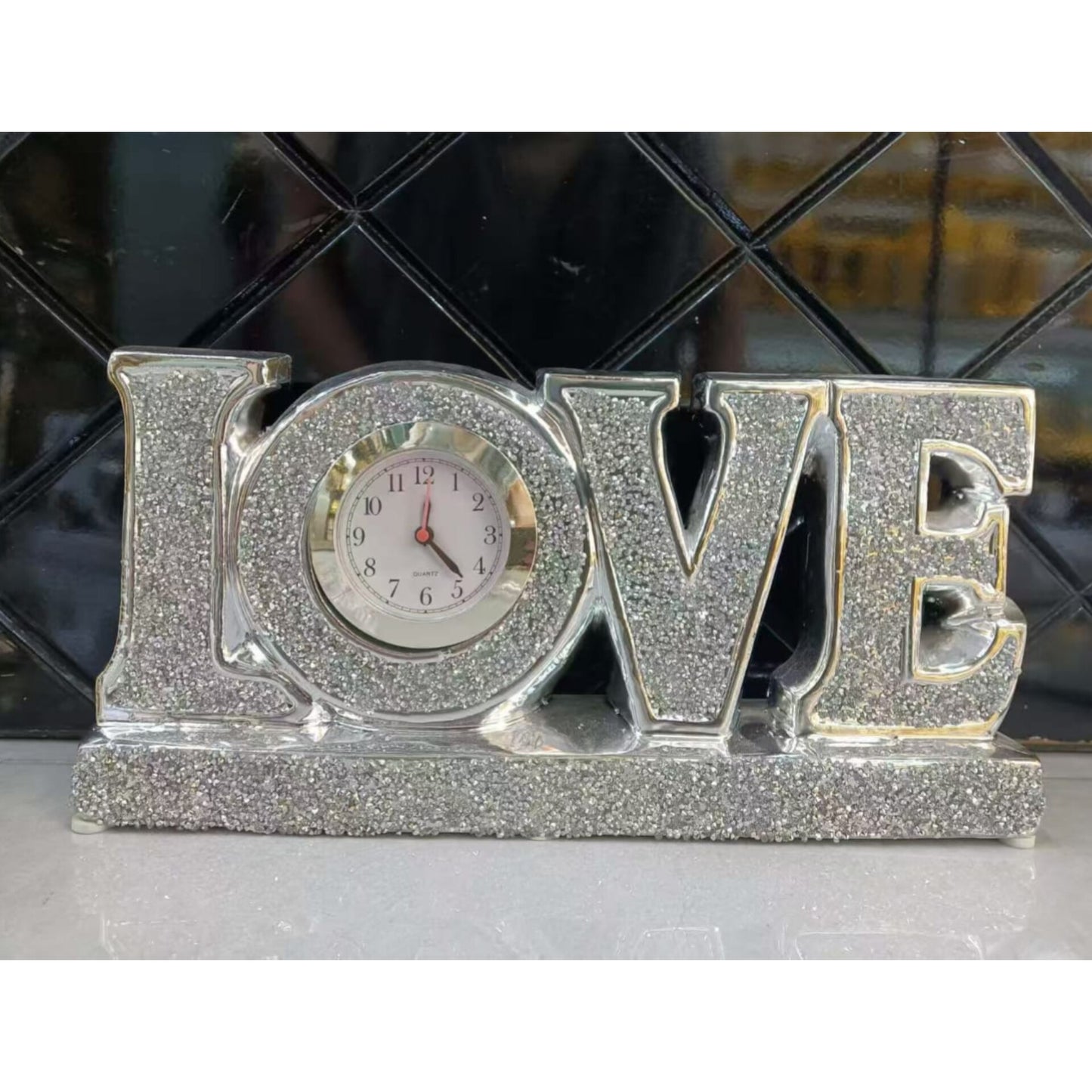 Love tabletop clock