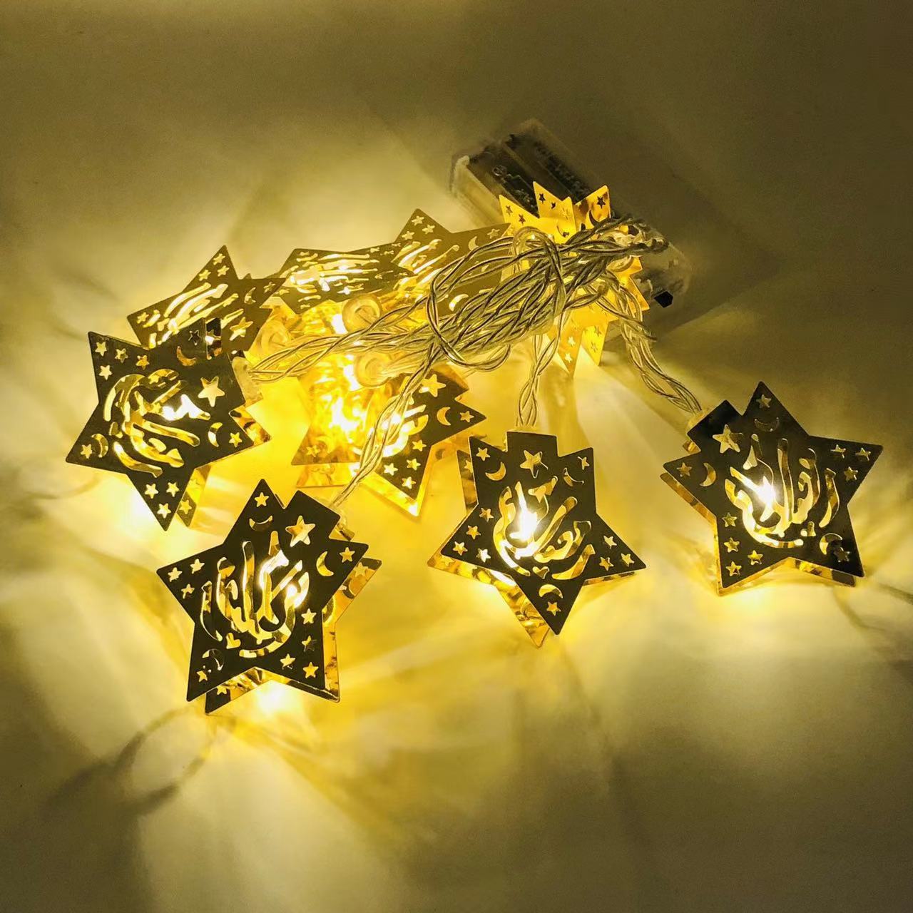 Three Meter Golden Moon LED String Lights
