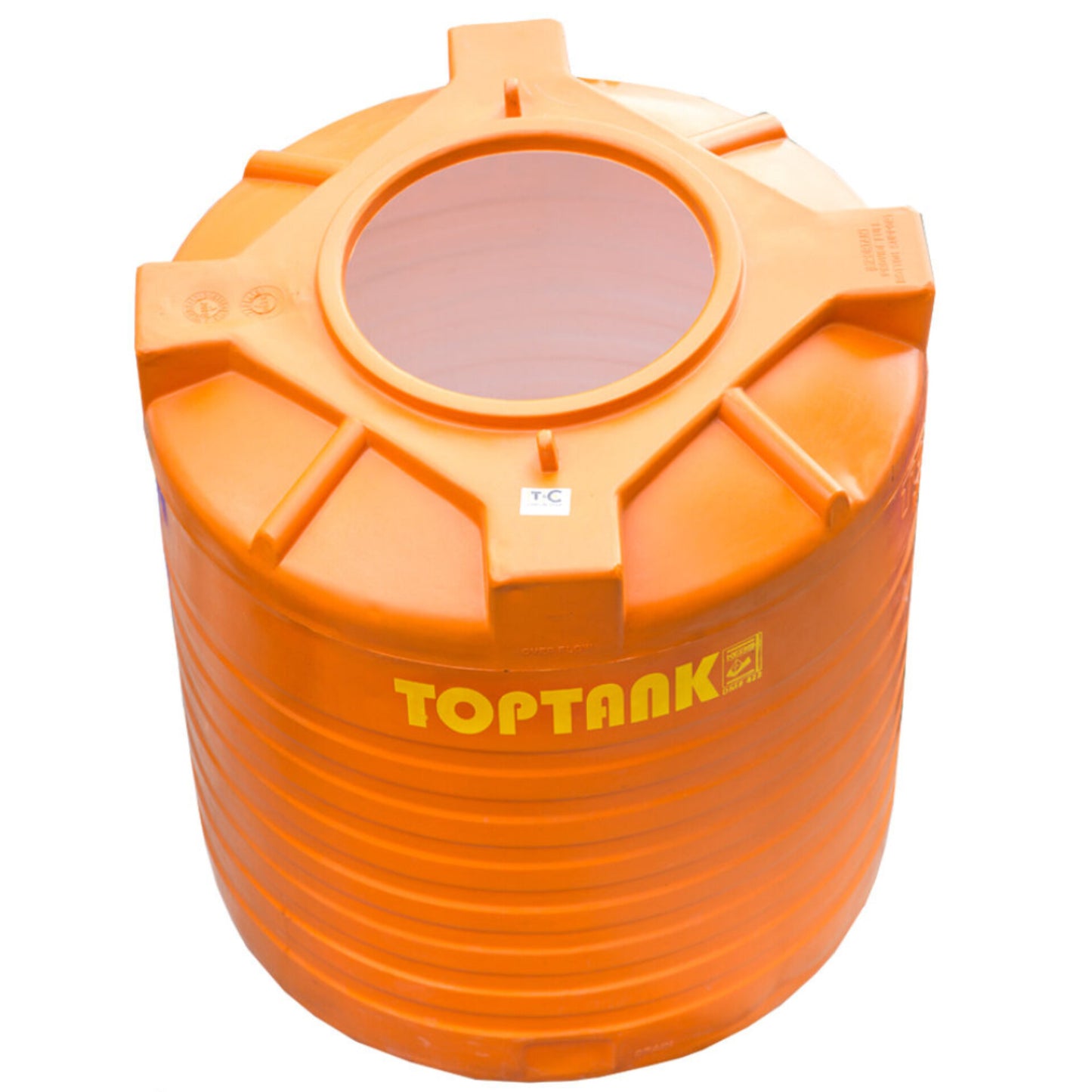 Antimicrobial 1,000L Deluxe Cylindrical Water Tank TT