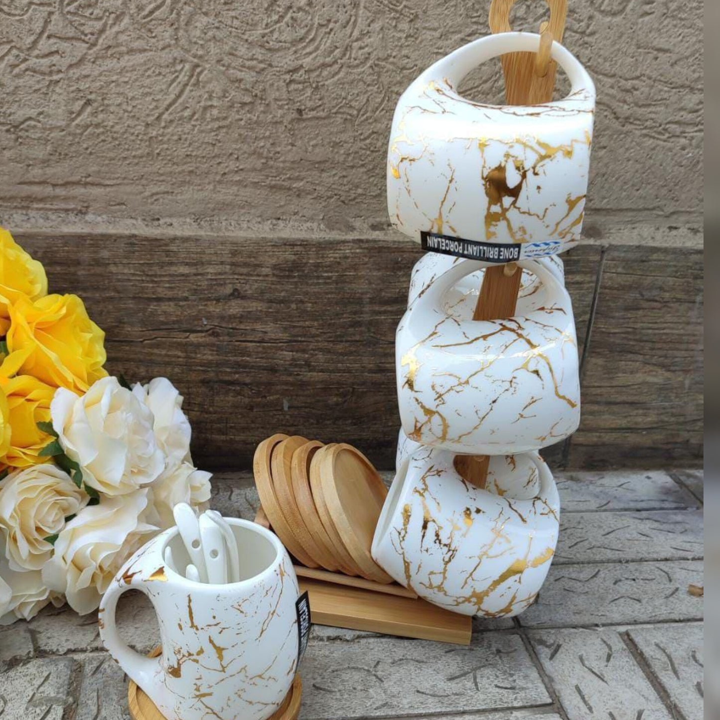 6Pc Cup saucer set