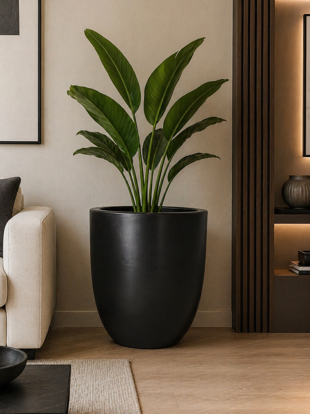Round Floor Vase