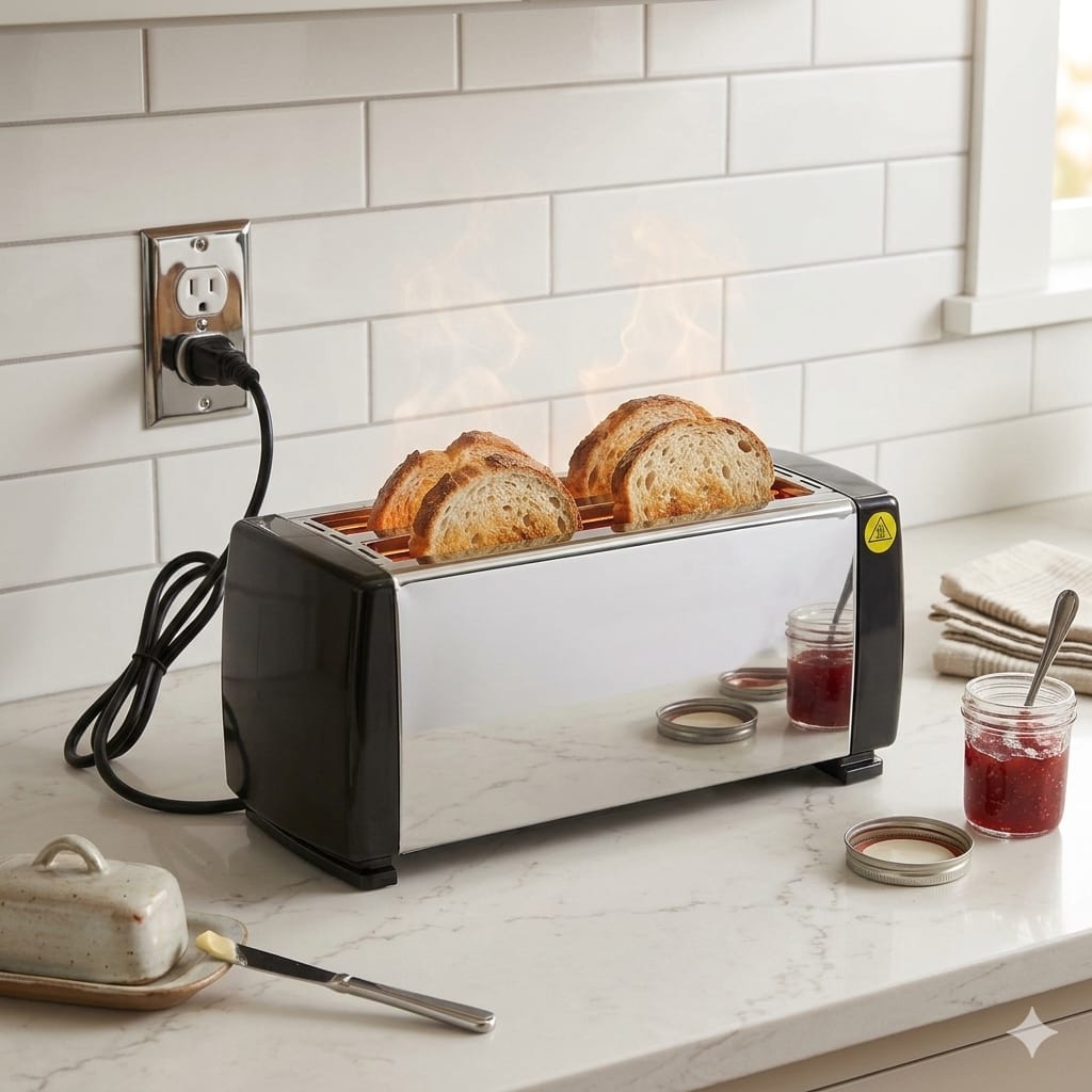 4 Slice Stainless Steel Bread Box Gha