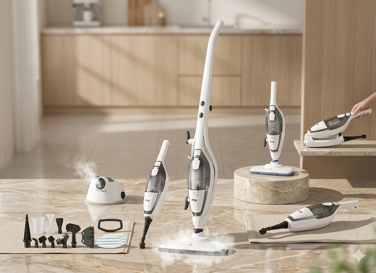 10 in 1 Multi Purpose Steam Mop and Handheld Cleaner