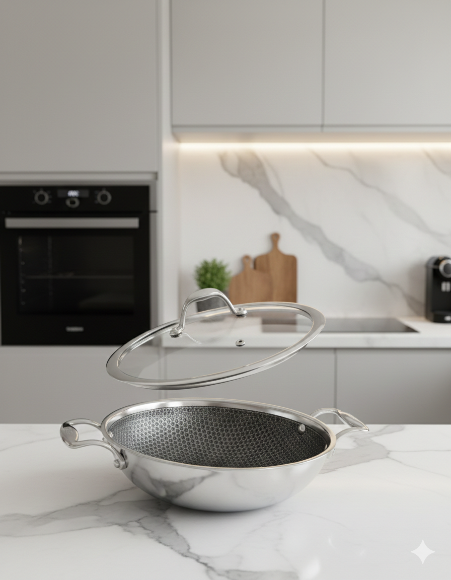 Kadhai frying pan