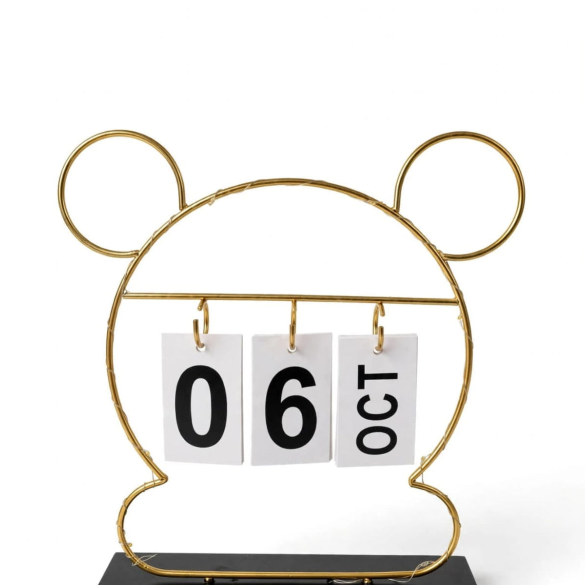 Cute Gold Calendar