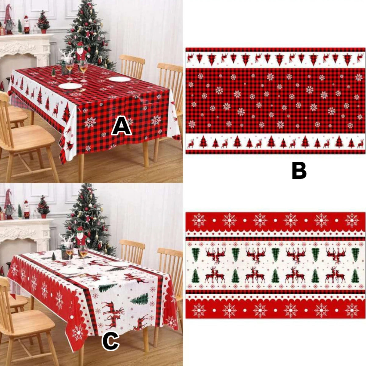 Christmas Tablecloth Merry Christmas Decoration