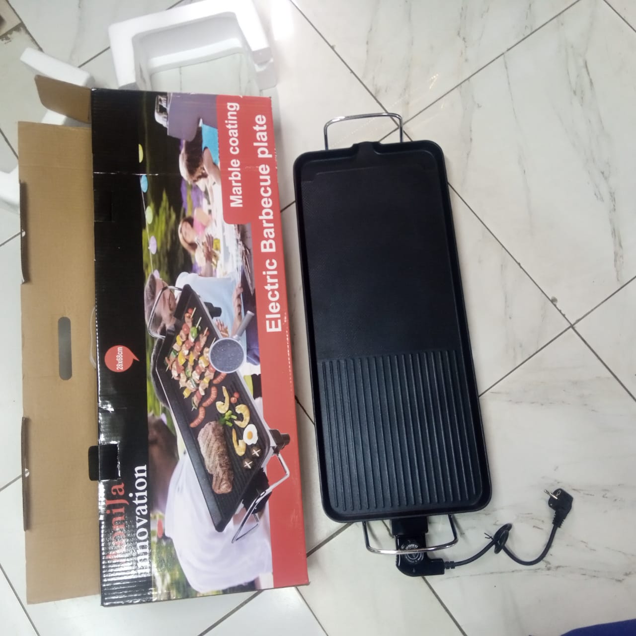 Electric BBQ Smokeless Grill Pan