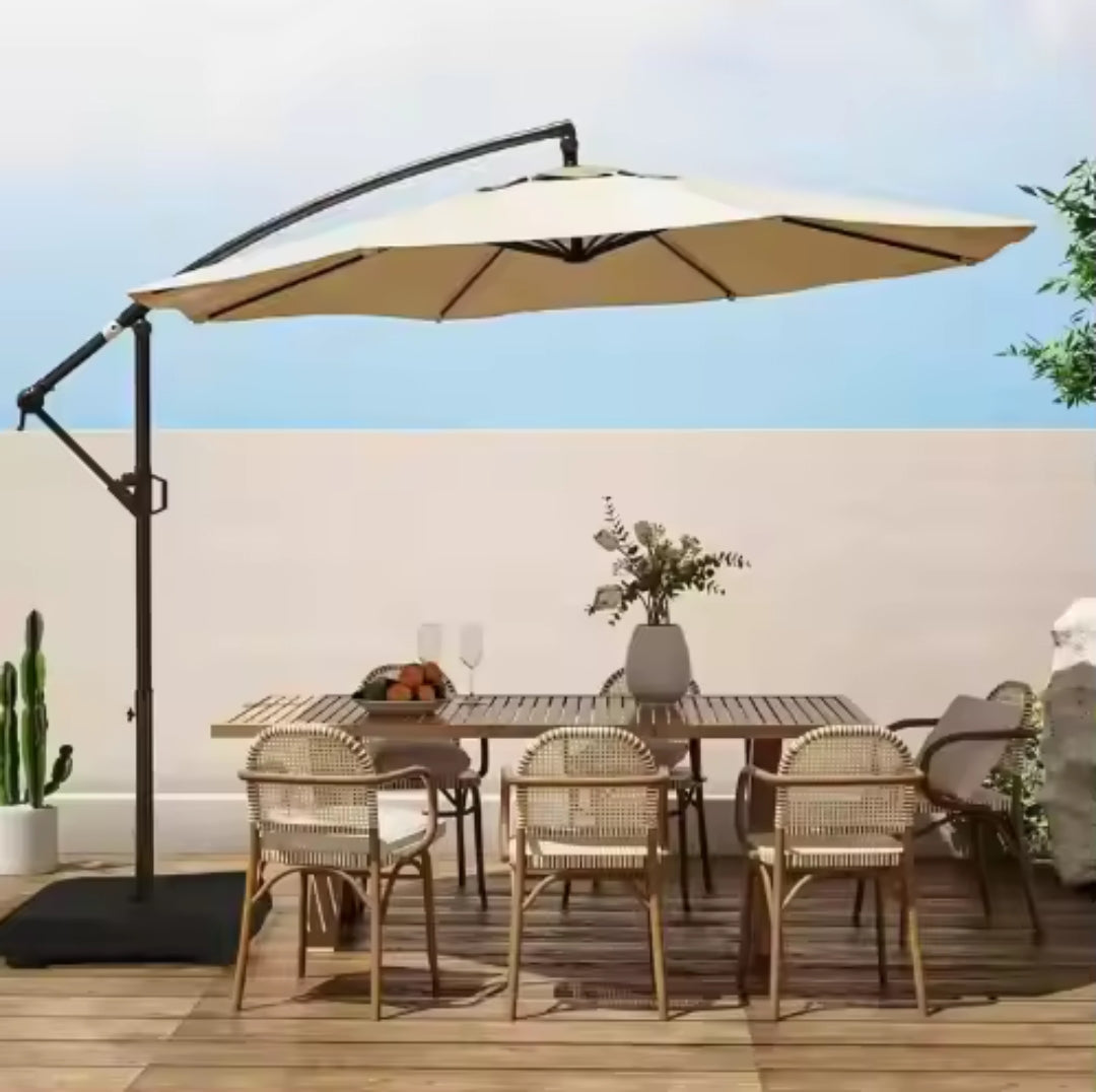 canvas patio table umbrella Canvas outdoor umbrella sun shade – GEM HOME