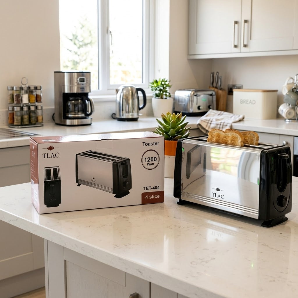 Tlac 4 Slice Toaster TET-404