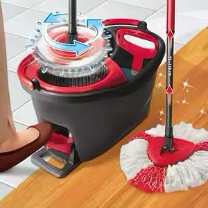 Spin mop with foot pedal gha