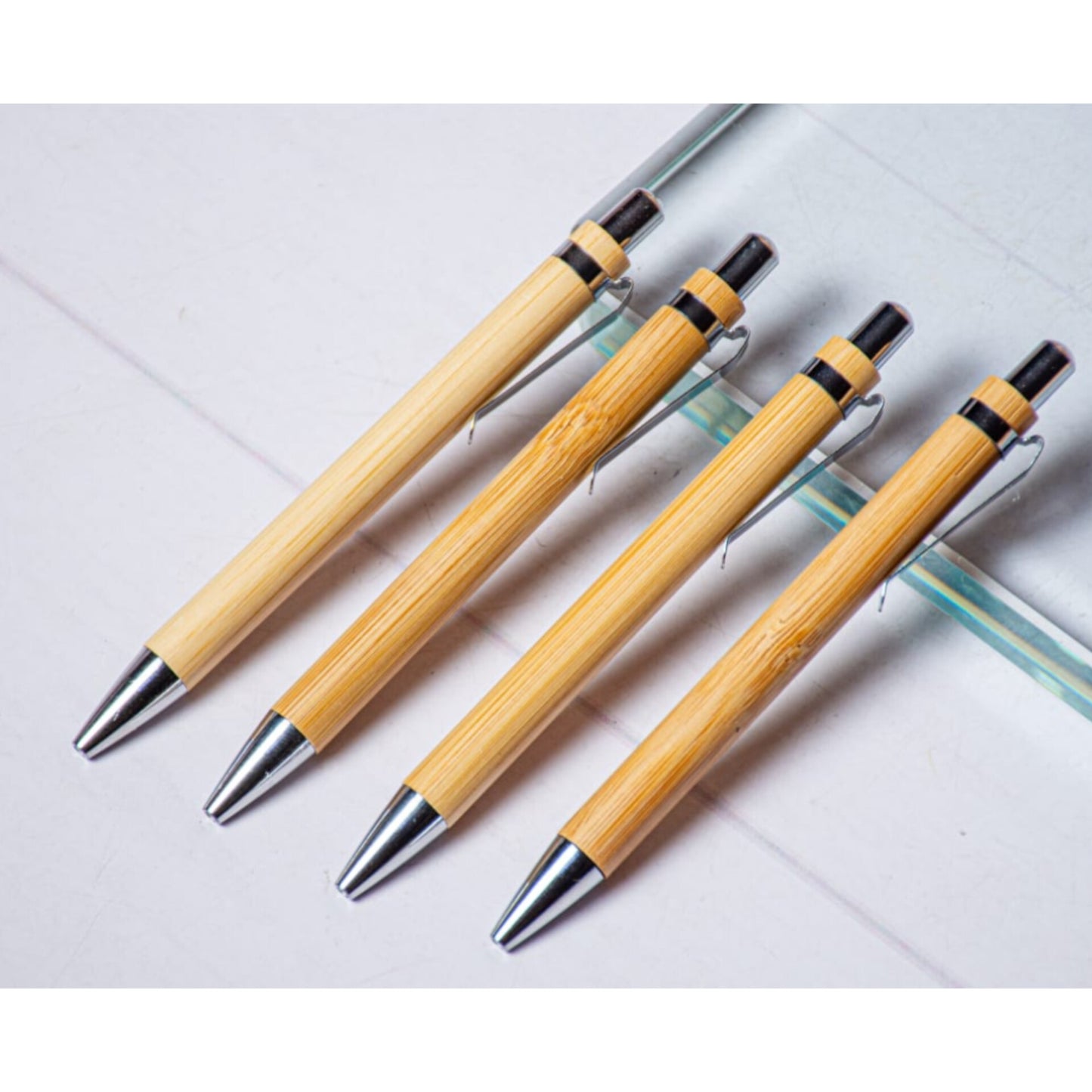 Wooden pen case with pen