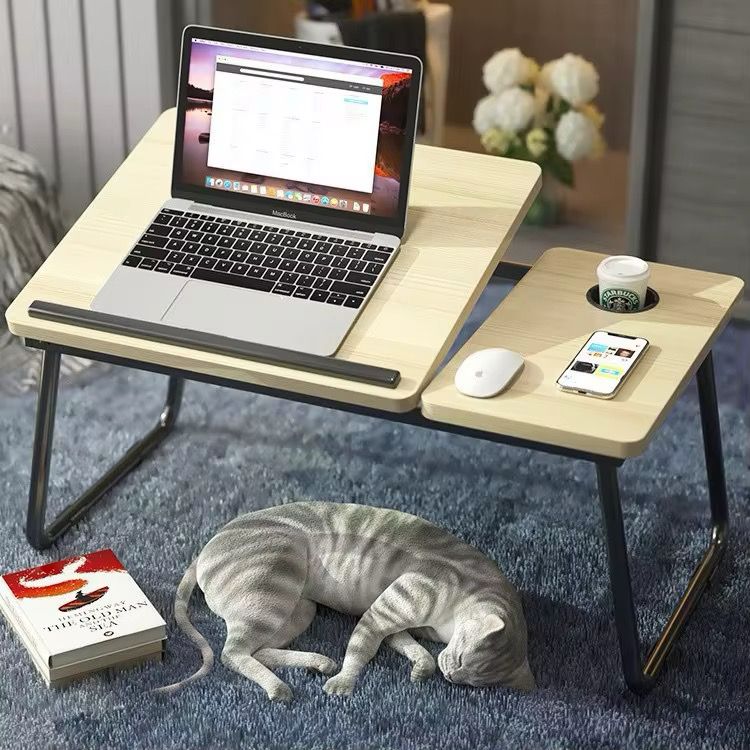 Adjustable foldable laptop table stand