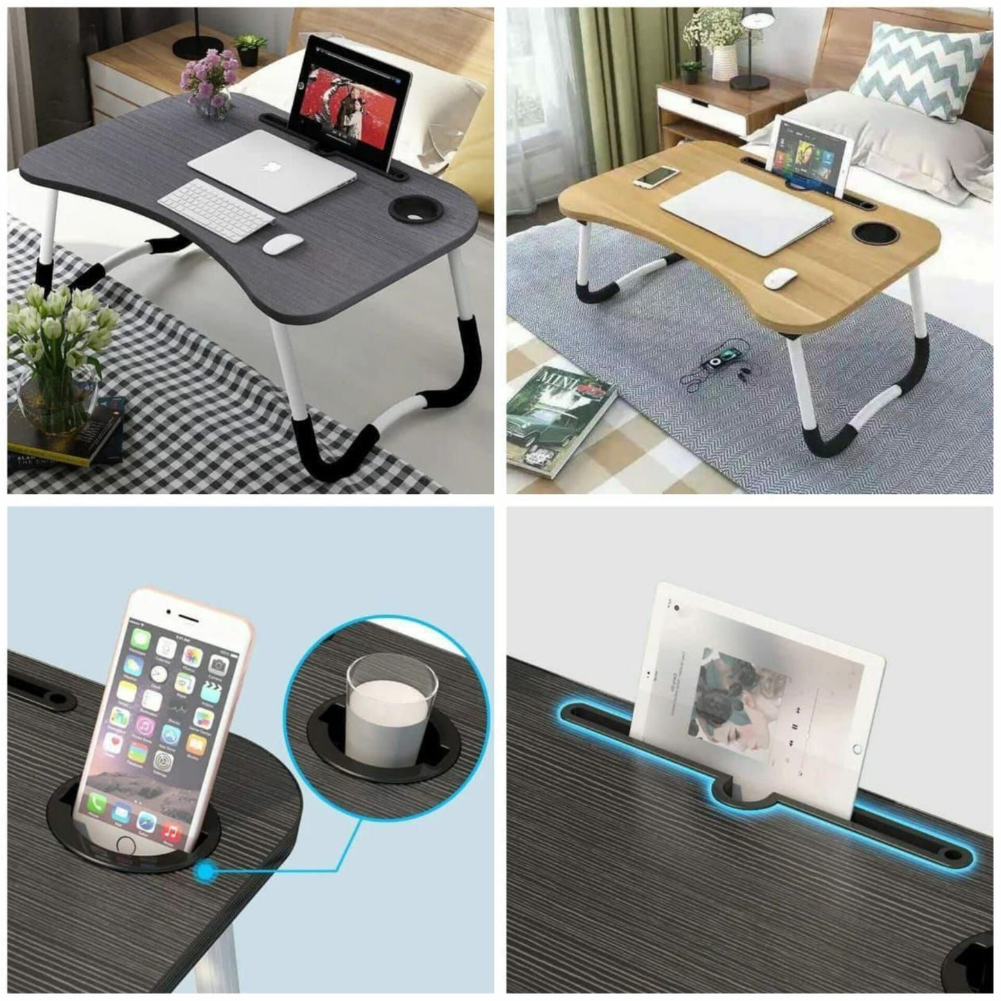 Foldable Breakfast and Laptop Desk